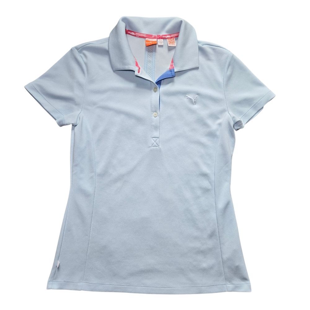 Puma Women's Light Blue Polo Shirt